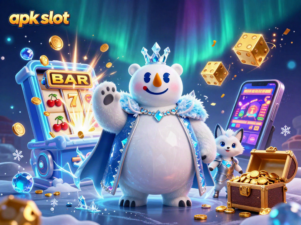 Experience the thrill of apk slot with enchanting visuals of a jackpot explosion.